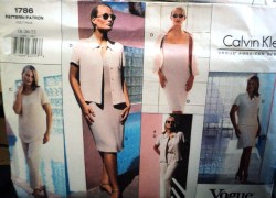 1786 C KLEIN STRAPPY DRESS,CAMI,TOPS,BOTTOMS PATTERN 12-22